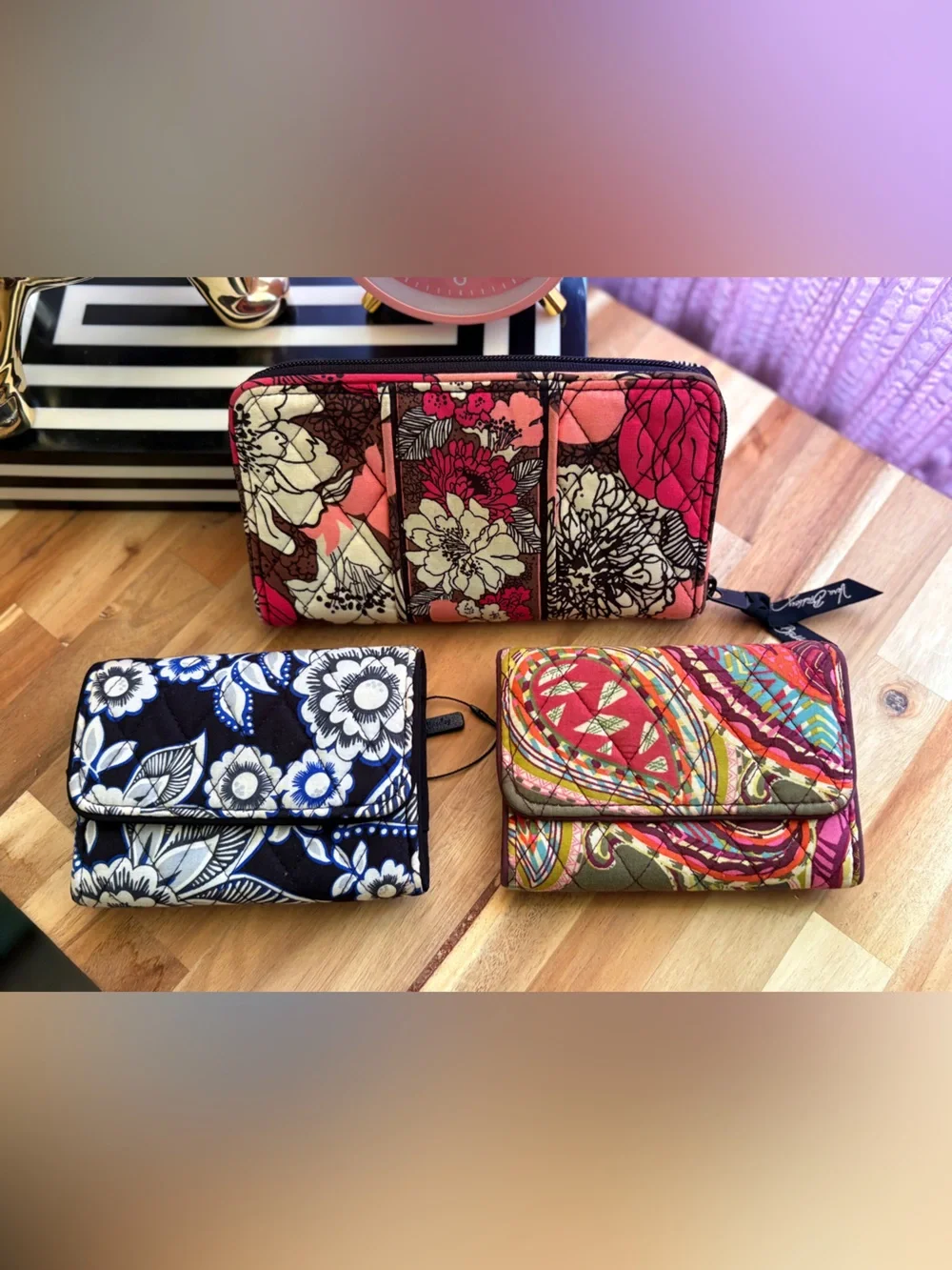 Vera Bradley Wallets Set of 3